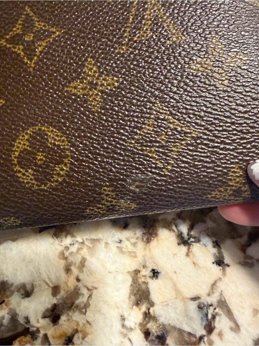 Louis Vuitton LV Authentic Brown Monogram Continental Wallet Gold Vintage - Picture 3 of 8